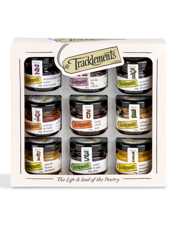 Tracklements 9 Mini Jar Gift Pack